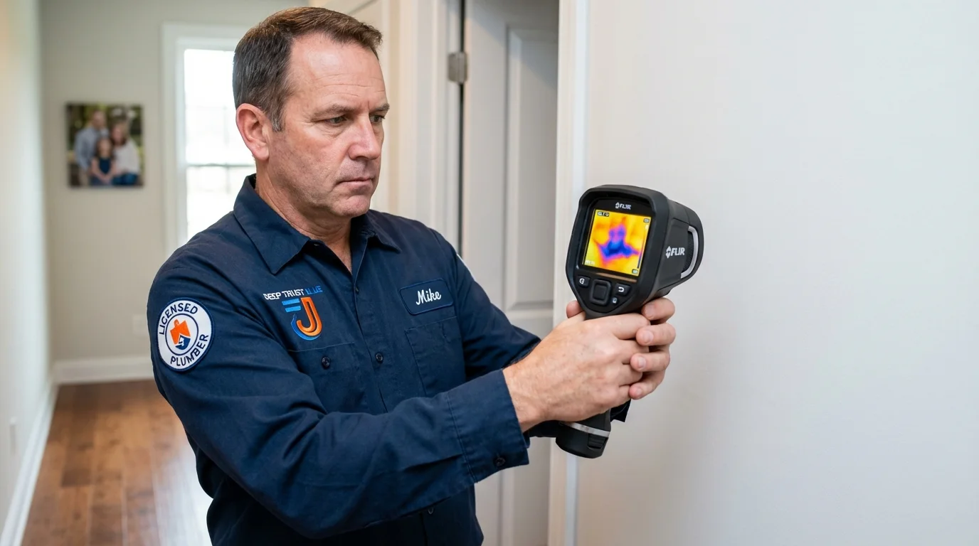 Thermal imaging leak detection by Johns Plumbing LLC in Truman